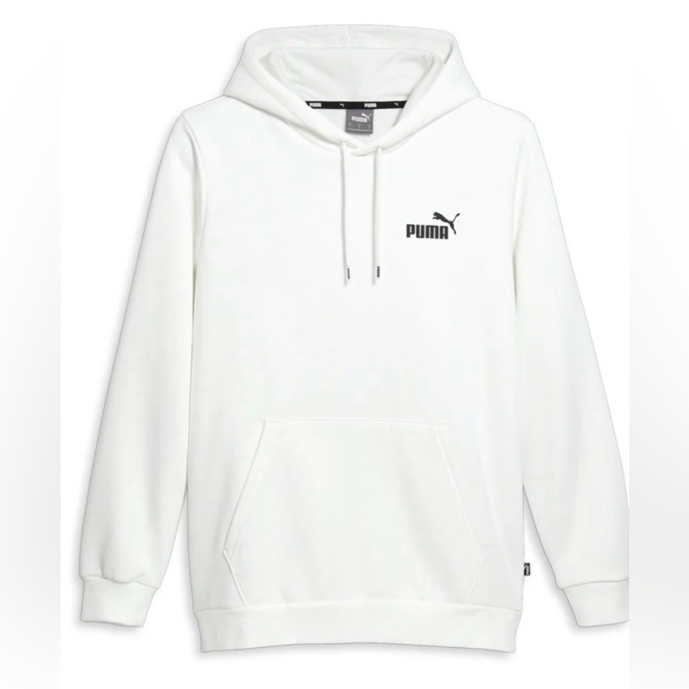 Puma White Men's Hoodie Embroidered Logo XXL